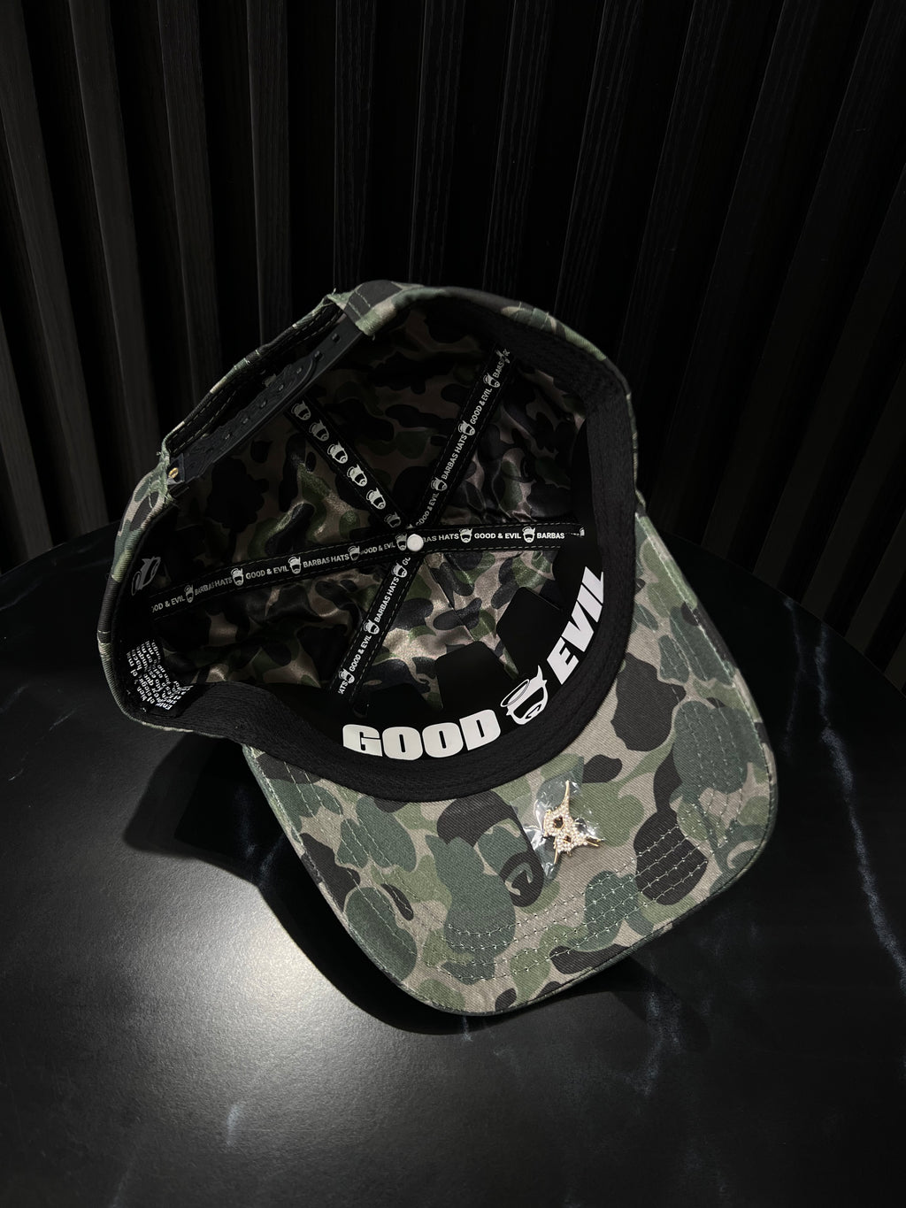 Barbas Hats Friends and Family B Cross Camu
