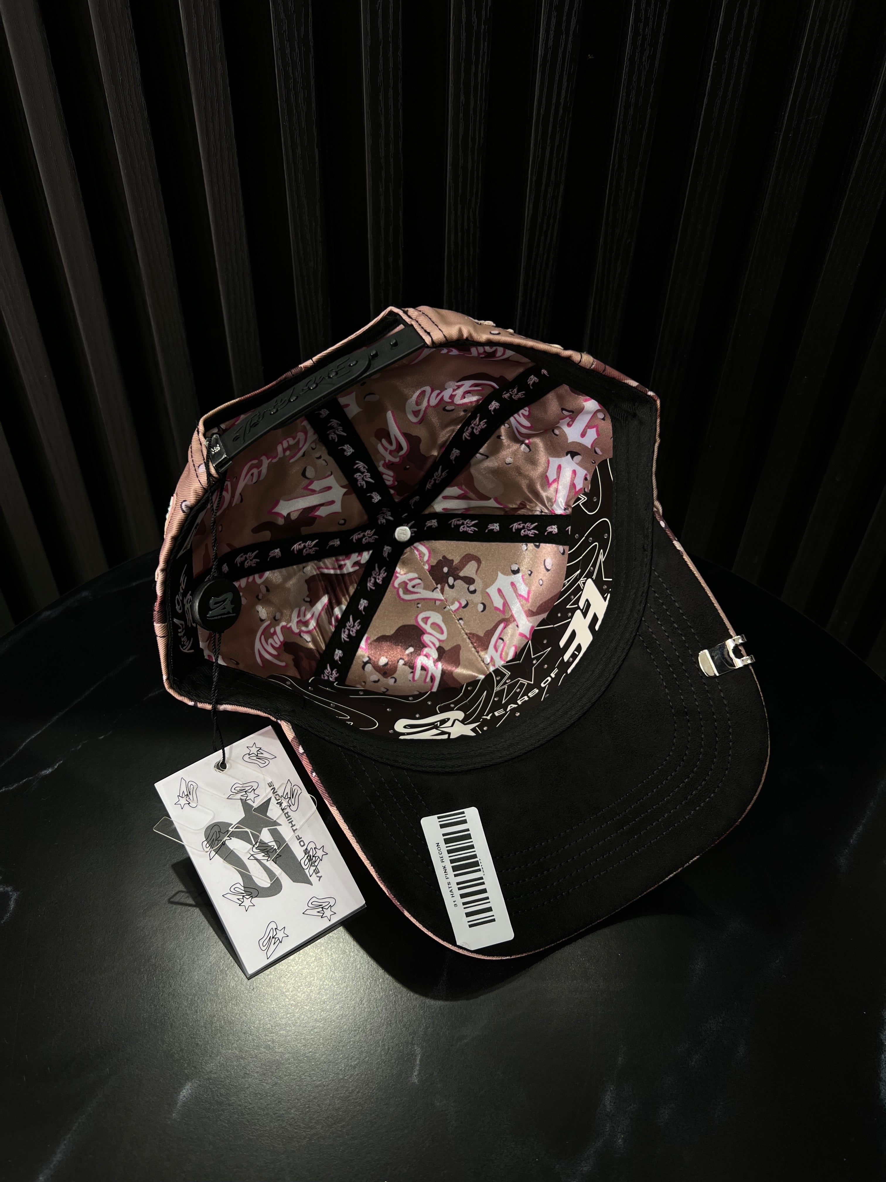 31 HATS CAMUFLAJE PINK FULL SET