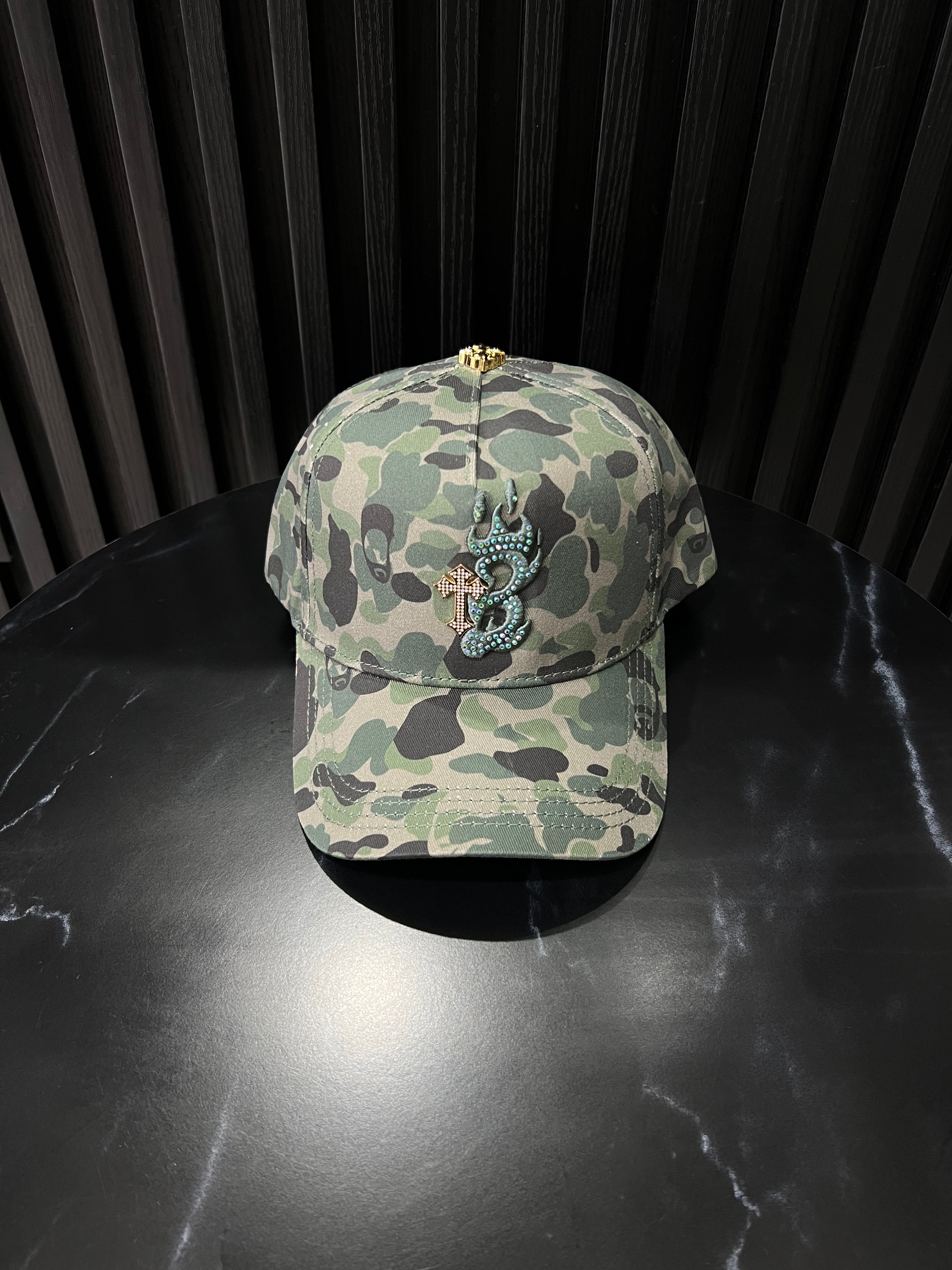 Barbas Hats Friends and Family B Cross Camu