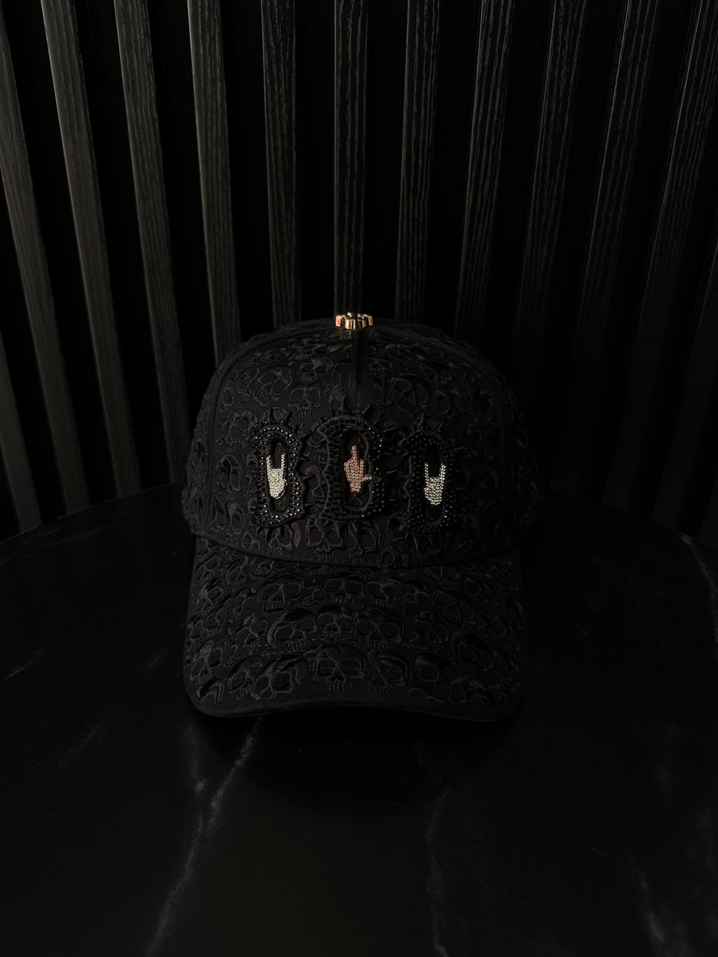 Barbas Hats BBB Hand Skull
