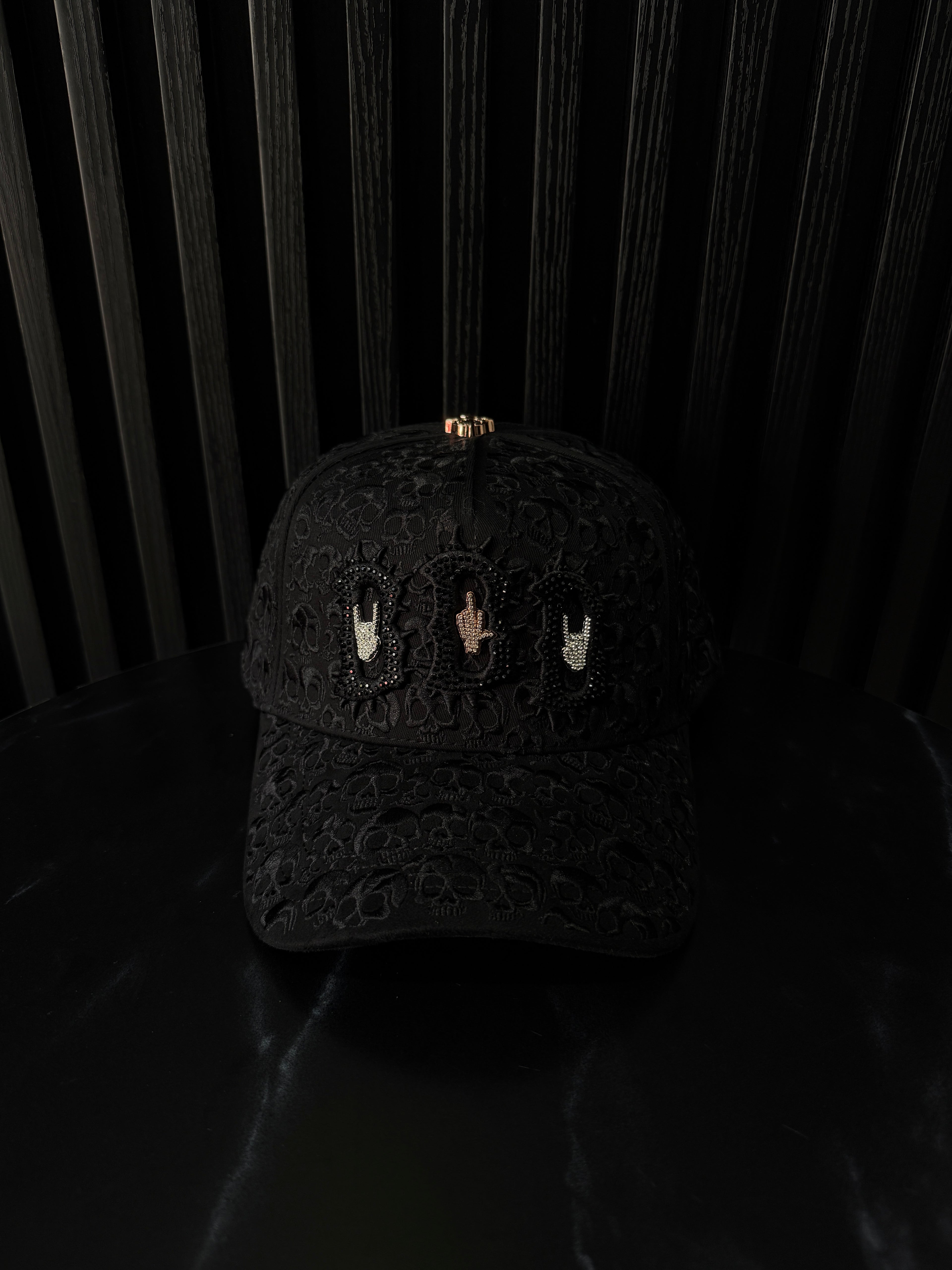 Barbas Hats BBB Hand Skull