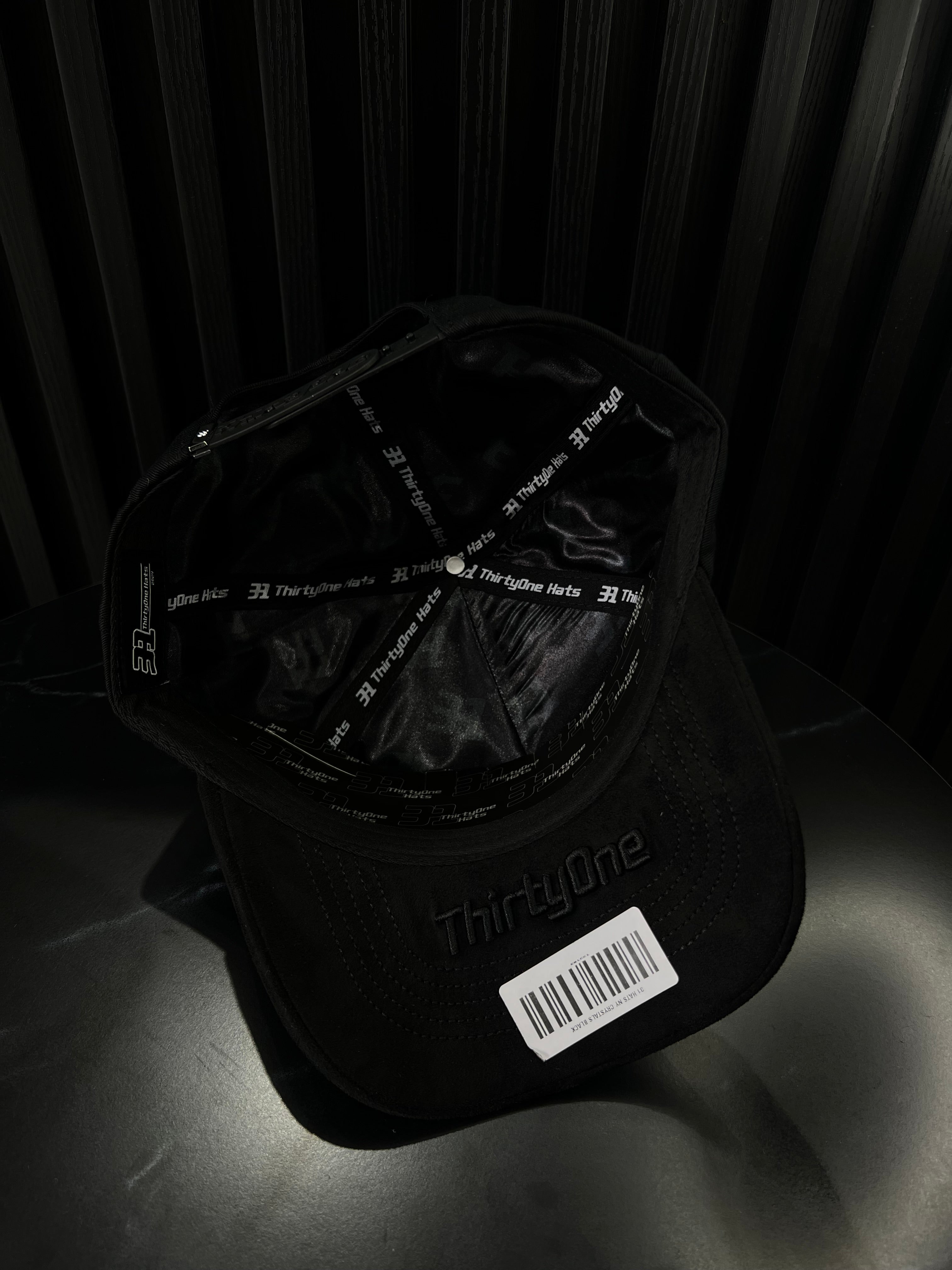 31 HATS NY CRYSTALS BLACK